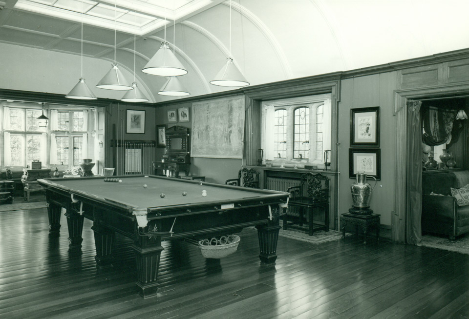 Billiards Room, 1970's (National Publicity Studios, Wellington, NZ).