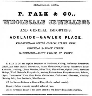 P. Falk and Company advert