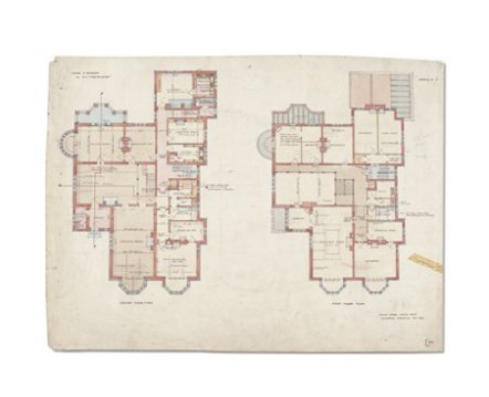 Original floor plans provided by Ernest George and Yeates Abbott, November 1903